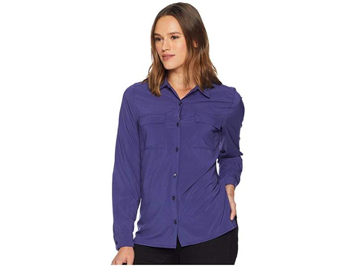 Exofficio Kizmettm Long Sleeve (commodore) Women's Long Sleeve Button Up