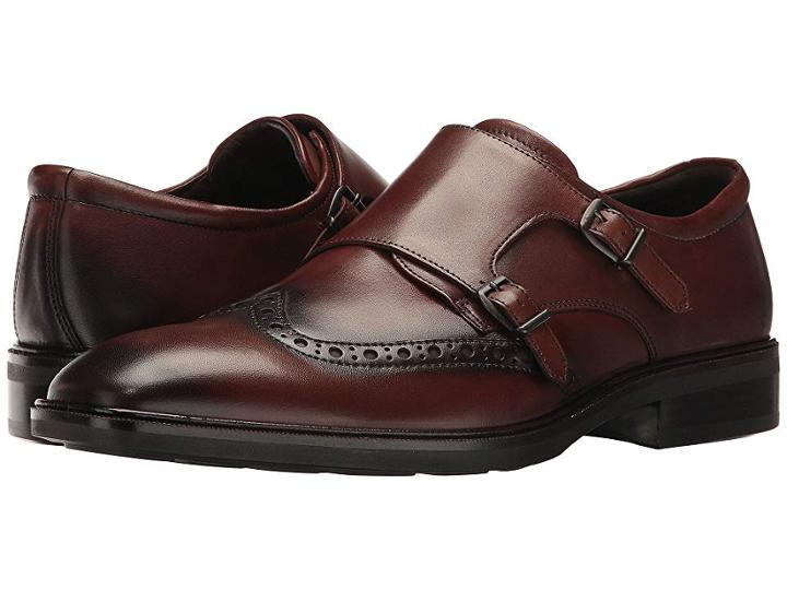 Ecco Illinois Monk Strap (walnut) Men's Monkstrap Shoes