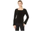 Calvin Klein Long Sleeve Pullover (black) Women's Clothing