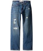 Levi's(r) Kids Regular Fit Rip Repair Jeans (big Kids) (blue Asphalt) Boy's Jeans