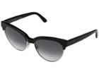 Balenciaga Ba0127 (black/palladium/gradient Smoke Lens) Fashion Sunglasses