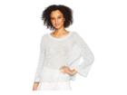 Three Dots Linen Sweater (cool Mist) Women's Sweater
