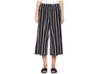 Eileen Fisher Wide Capri Pants (black/white) Women's Casual Pants