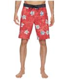 Vans Hawaii Floral Boardshorts (chili Pepper) Men's Swimwear