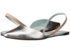 Marc Jacobs Joline Slingback Flat (silver) Women's Sling Back Shoes