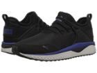 Puma Kids Pacer Next Cage Ac (little Kid/big Kid) (puma Black/sodalite Blue/gray Violet) Boy's Shoes