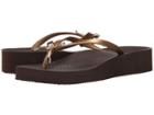 Vionic Bondi (dark Brown/bronze) Women's Sandals