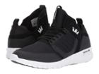 Supra Method (black Nubuck/black/white/white) Men's Skate Shoes