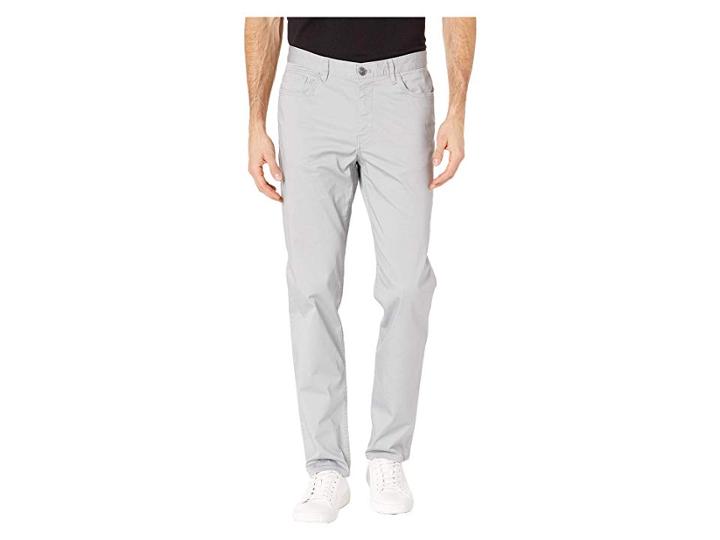 Calvin Klein The Authentic Seasonal Five-pocket (pure Gray) Men's Casual Pants