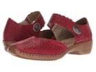 Rieker D1641 Doris 41 (rosso/rosso) Women's  Shoes