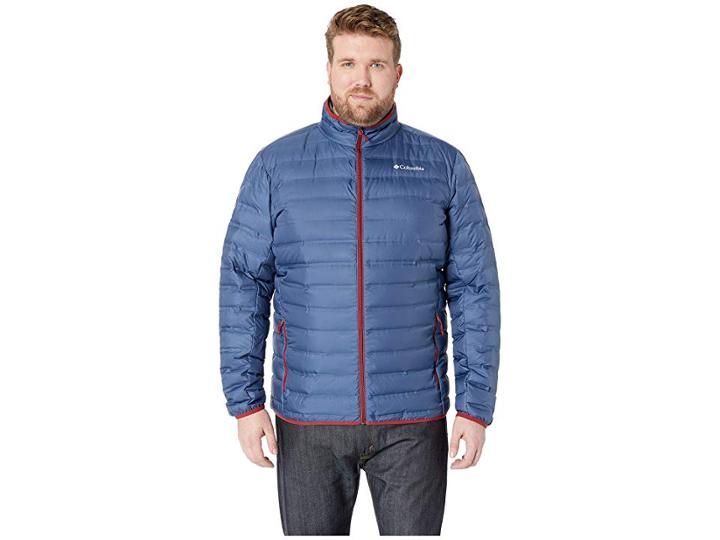 Columbia Big Tall Lake 22tm Down Jacket (dark Mountain/red Element) Men's Coat