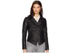 Marc New York By Andrew Marc Bayside Leather Scuba Jacket (black) Women's Coat