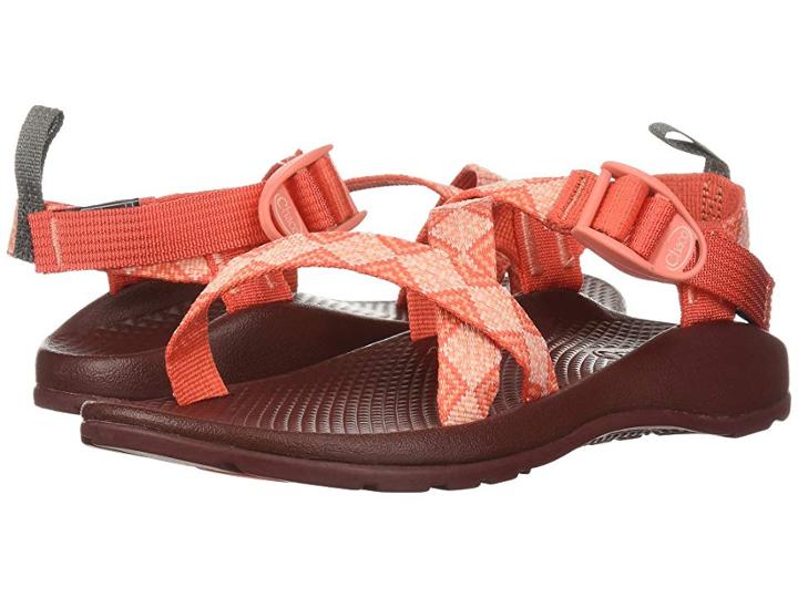Chaco Kids Z/1 Ecotread (toddler/little Kid/big Kid) (kaleido Peach) Girls Shoes