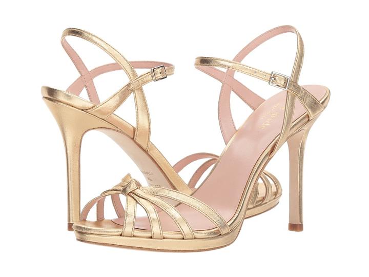Kate Spade New York Florence (gold Metallic Nappa) Women's Shoes