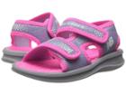 New Balance Kids Sport Sandal (toddler/little Kid/big Kid) (grey/pink) Girls Shoes
