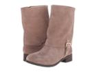 Trotters Limona (dark Taupe Cow Suede Leather) Women's  Boots
