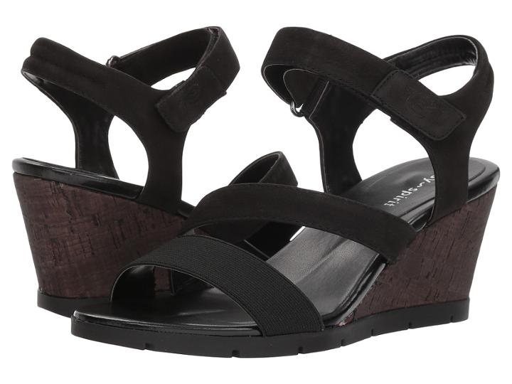 Easy Spirit Clay (black/black) Women's Sandals