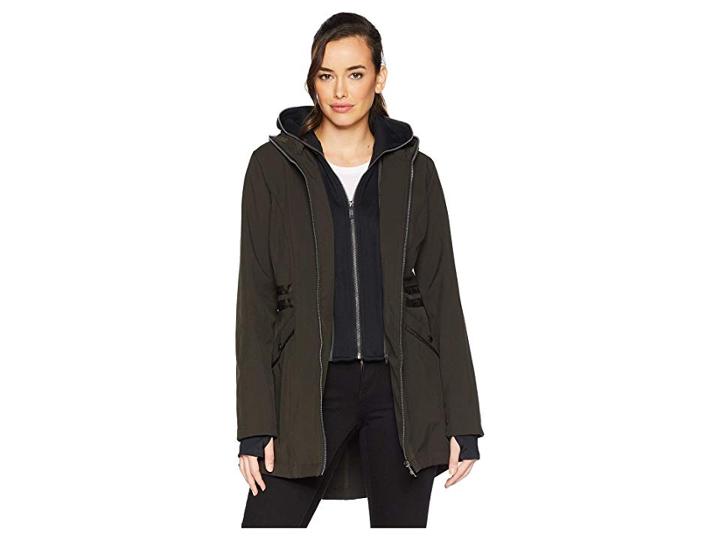 French Connection 2-in-1 Softshell (olive) Women's Coat