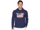 Polo Ralph Lauren Slub Jersey American Pullover Hood T-shirt (dark Cobalt) Men's T Shirt