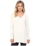 Lysse Linden Long Sleeve Top (oyster) Women's Clothing