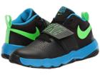 Nike Kids Team Hustle D8 (big Kid) (black/rage Green/photo Blue) Boys Shoes