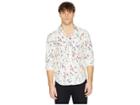 Naked & Famous Regular Shirt Flower Painting (white) Men's Clothing