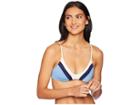 L*space Color Block Bodhi Top (cream/midnight Blue/ocean) Women's Swimwear