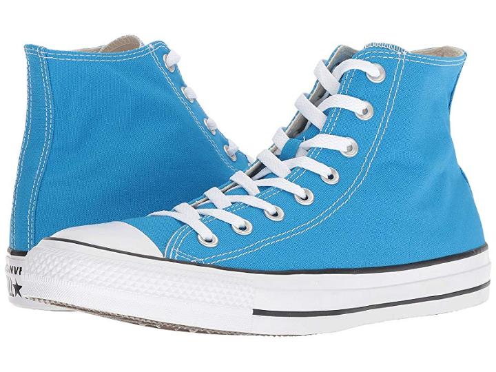 Converse Chuck Taylor(r) All Star(r) Seasonal Color Hi (blue Hero) Lace Up Casual Shoes