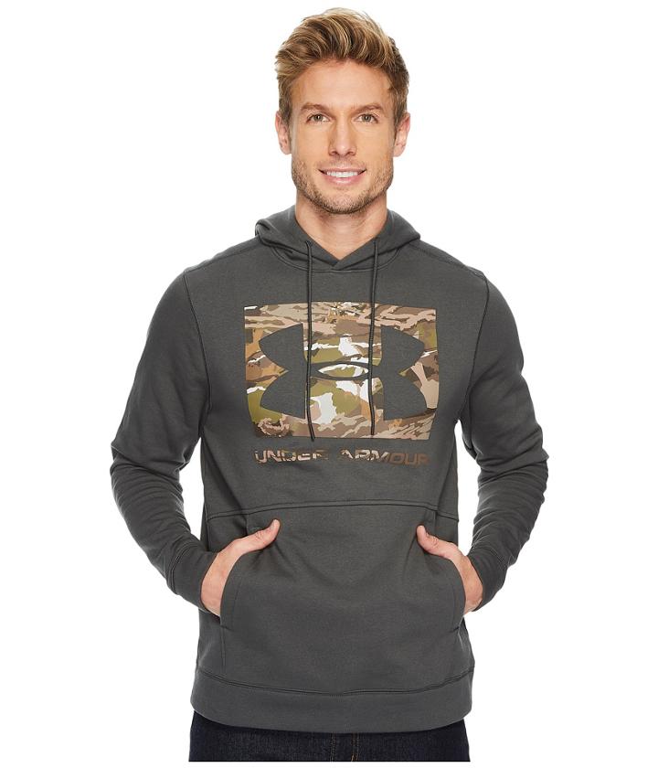 Under Armour Threadborne Camo Fill Hoodie (nori Green/black) Men's Sweatshirt