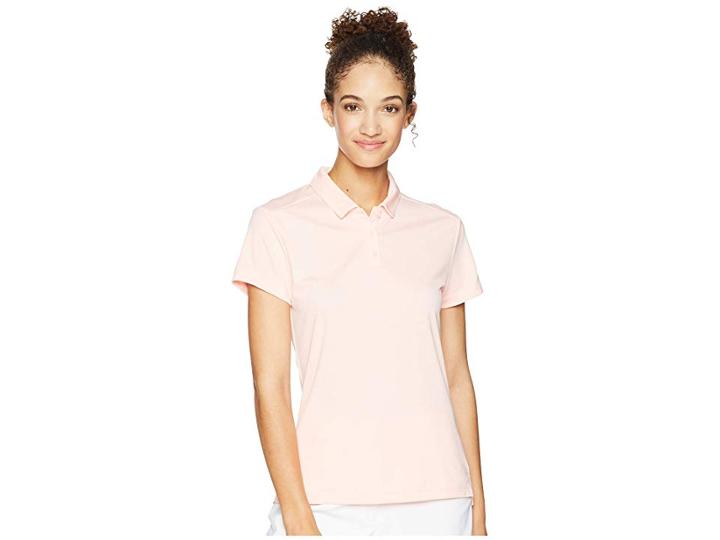 Nike Golf Dry Polo Short Sleeve (storm Pink/flint Silver) Women's Clothing