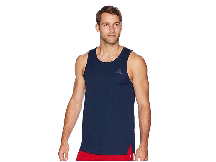 Adidas Sport Tank Top (collegiate Navy) Men's Sleeveless