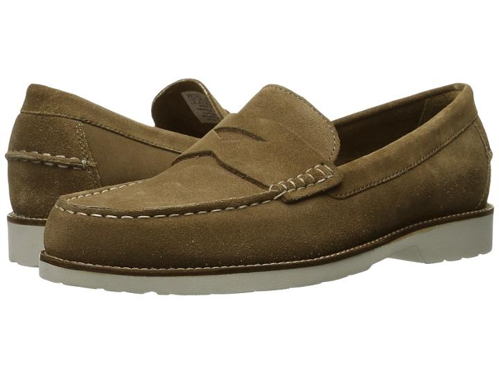 Rockport Classic Move Penny (new Vicuna Suede) Men's Shoes