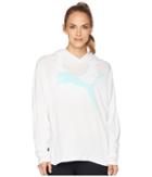 Puma Urban Sports Light Cover-up (puma White/island Paradise) Women's Sweatshirt