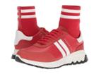 Neil Barrett Mid Hybrid Sock Runner (red/white) Men's Shoes