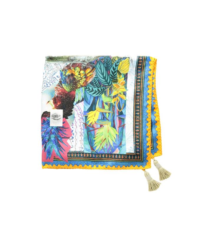 Etro Surreal Pocket Square (white) Ties