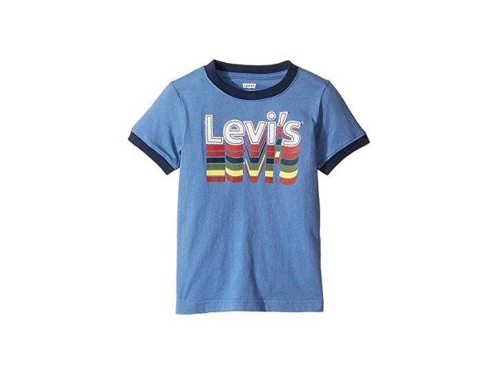 Levi's(r) Kids Waycross Applique Top (little Kids) (dutch Blue) Boy's Clothing