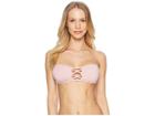 O'neill Salt Water Solids Bandeau Top (cotton Candy) Women's Swimwear