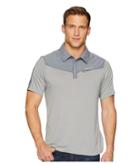 Marmot Gulch Polo Short Sleeve (grey Storm/steel Onyx Heather) Men's Clothing