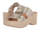 Dolce Vita Lera (natural/black Fabric) Women's Shoes
