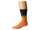 Richer Poorer Kook (orange) Men's Crew Cut Socks Shoes