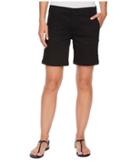 Kut From The Kloth Denise Bermuda Trousers In Black/black (black/black) Women's Shorts