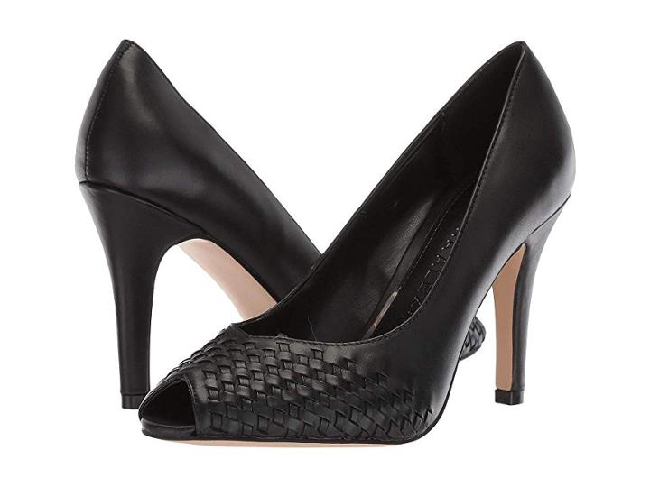 Athena Alexander Strasborg Heel (black Smooth Leather) High Heels