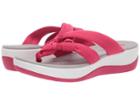 Clarks Arla Jane (bright Rose Solid Textile) Women's Sandals