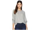 Chaser Thermal Raglan Sleeve Dolman Pullover Hoodie (heather Grey) Women's Sweatshirt