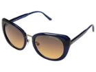 Michael Kors Lisbon 0mk2062 52mm (milky Navy/sunset Gradient) Fashion Sunglasses