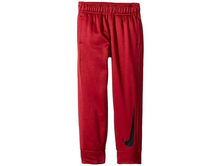 Nike Kids Mesh Therma Pants (toddler) (red Crush) Boy's Casual Pants