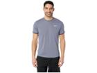 Nike Nikecourt Dri-fit Short Sleeve Tennis Top (light Carbon/gridiron/light Carbon) Men's Clothing