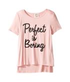 People's Project La Kids Perfect Is Boring Tee (big Kids) (dusty Coral) Girl's T Shirt