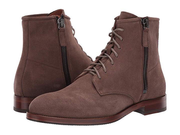 Aquatalia Vladimir (dark Taupe Suede) Men's Shoes