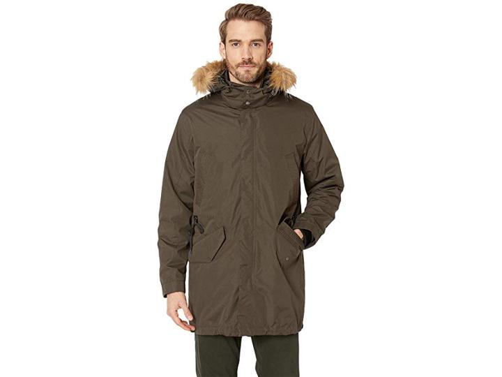Cole Haan 3-in-1 City Rain Anorak (olive) Men's Clothing